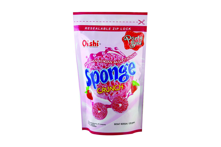 OISHI SPONGE STRAWBERRY (110G)